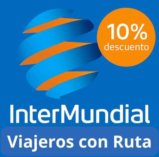 Logo oficial de Intermundial Seguros de Viaje para asistencia internacional.