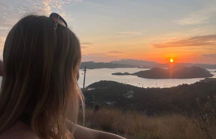 atardecer monte tapias