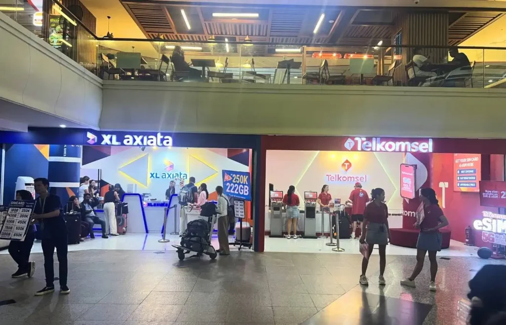 Trámites de llegada para tener internet durante tu estancia en Indonesia.