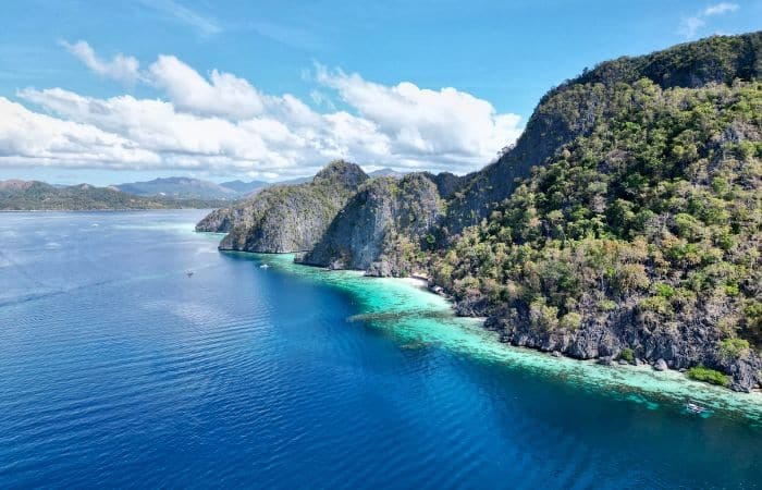 Coron a vista de drone
