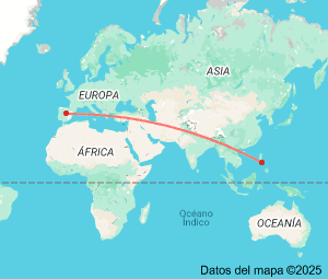 distancia España Filipinas