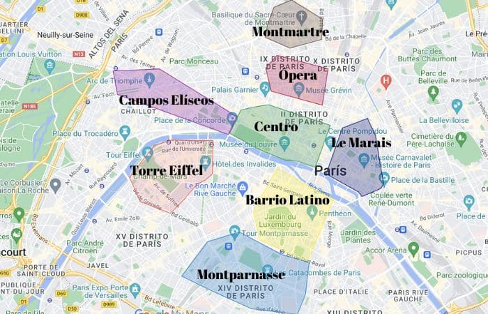 Distritos de París