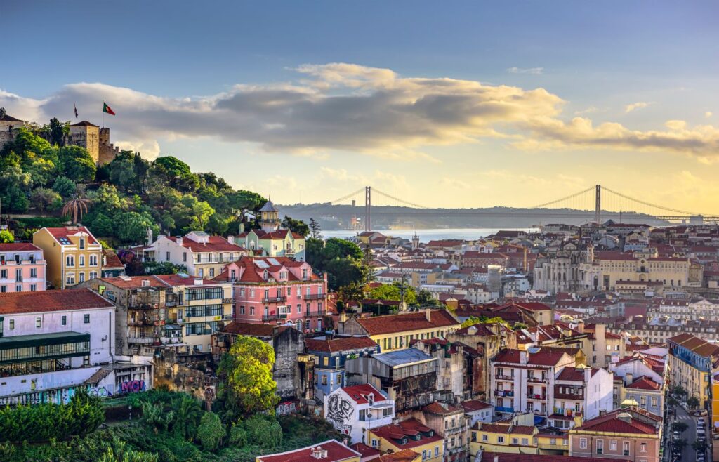 Mirador de São Pedro de Alcântara en Lisboa