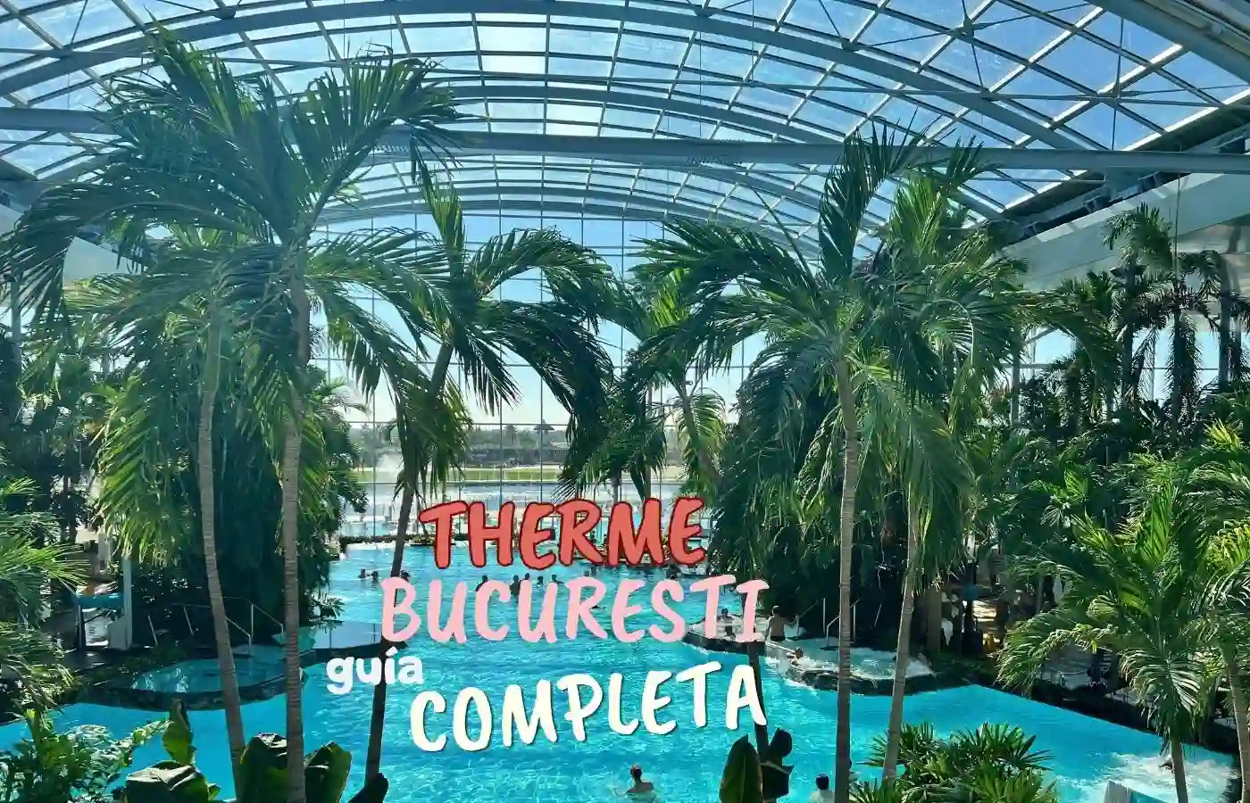 piscina interior palmeras therme bucarest