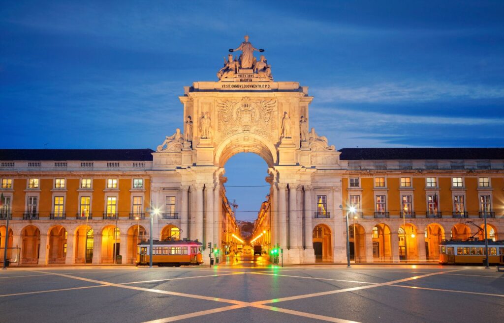 Plaza do Comércio en Lisboa
