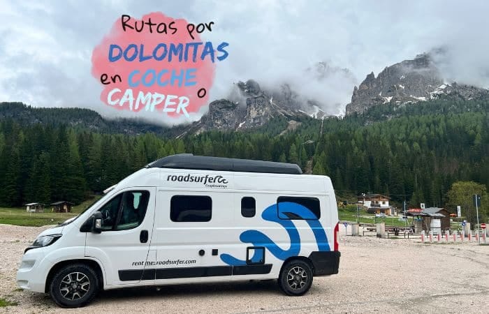 Alquilamos una furgoneta para ver Dolomitas