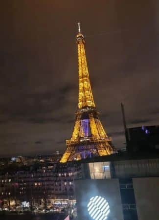 Vistas de la Torre Eiffel desde la habitación